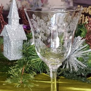 Castle Garden Water Goblet Crystal